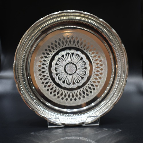 Silver Pooja Thali or Dinner Plate