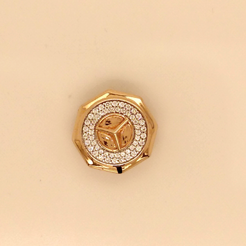 Brooch in rose gold men jewellery GPN779