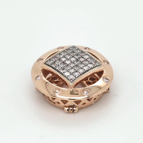 Rose Gold finished Brooch for Men GPN783