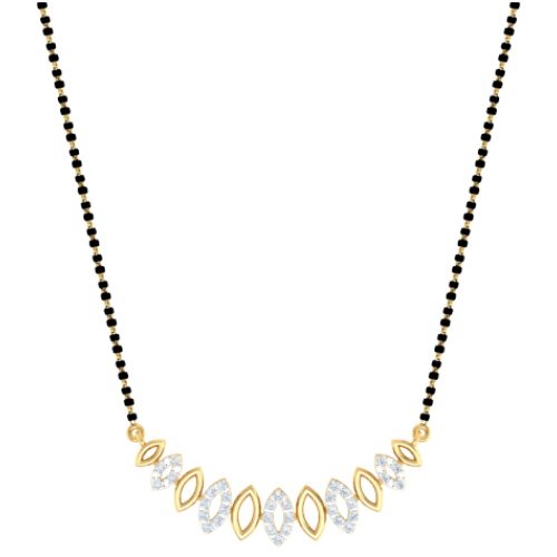 Real Diamond Mangalsutra 40509N