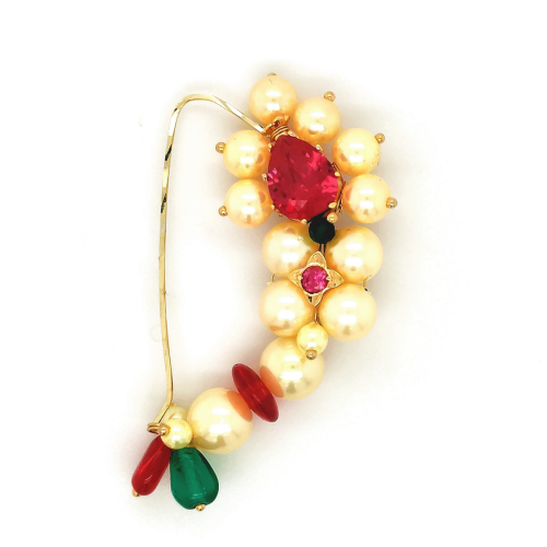 Traditional Moti (Pearl) Nath (Tar wali)