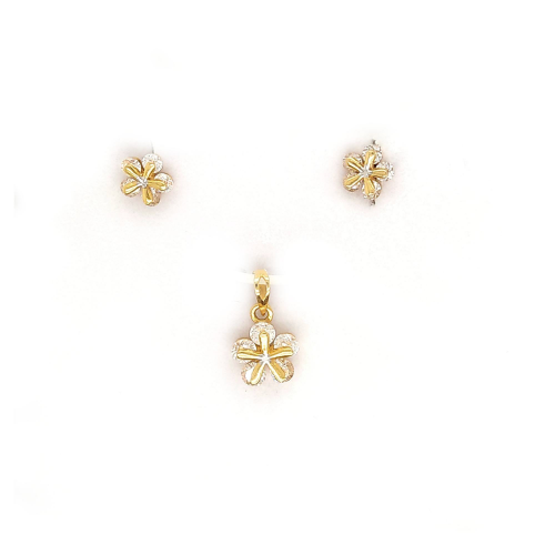 Elegant Moving Stones Pendant Set GPS107