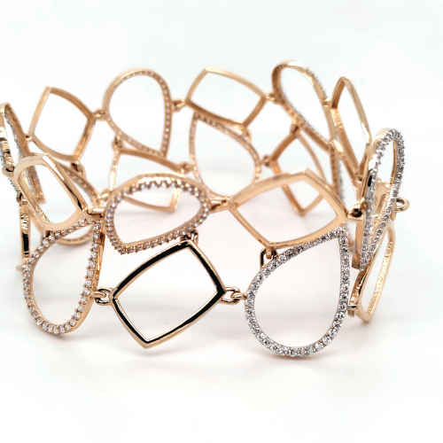 Stylish Rose Gold Bracelet for Her GBR149