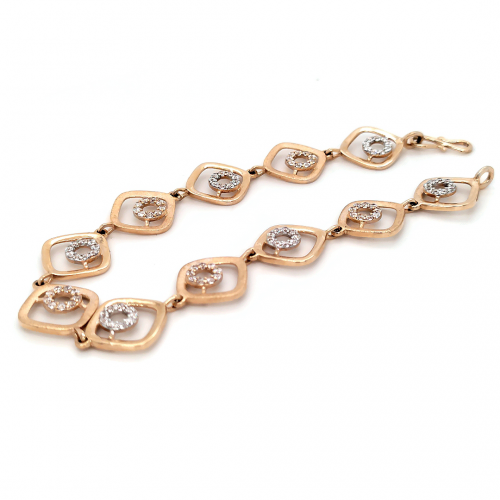 Stylish Italian Bracelet in Rose Gold for Her GBR190