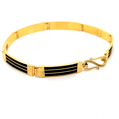 Elephant Hair Lucky Bracelet in Yellow Gold GBR119