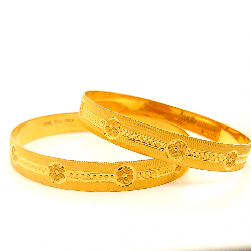 Machine Gold Bangles for Daily Use GBM4