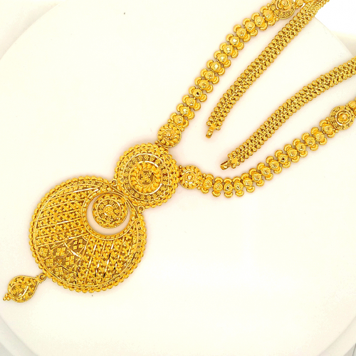Kolkata Work Long Necklace GHL39