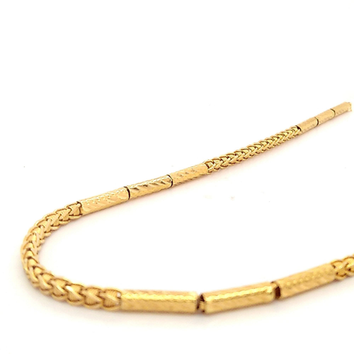 Yellow Gold Handmade Chain for daily Wear GCL10