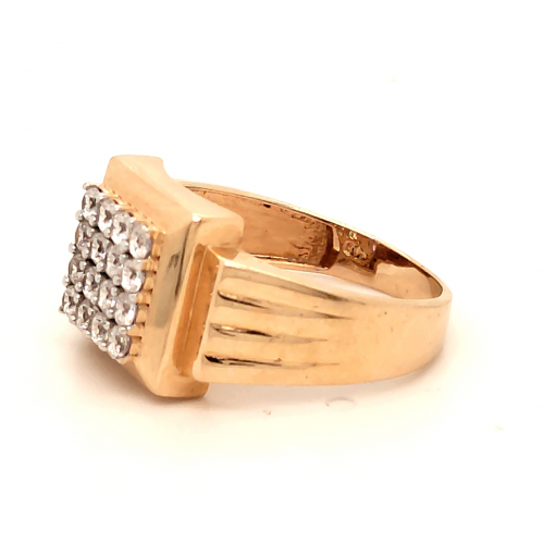 CZStones Ring in Rose Gold for Gents GRG981