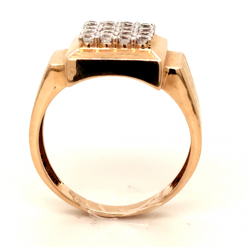 CZStones Ring in Rose Gold for Gents GRG981