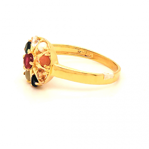 Navgrah Ring in Yellow Gold for Women GRF31