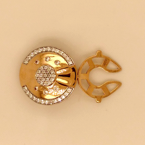 Rose Gold Brooch for Men GPN777