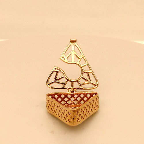 Rose Gold Plated Brooch for Men GPN782