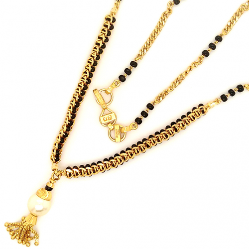 Designer Mangalsutra with Moti Pendulum for Daily wear GMO18