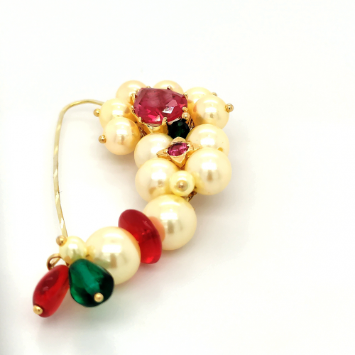Traditional Moti (Pearl) Nath (Tar wali)