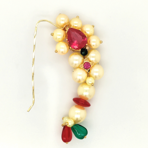 Traditional Moti (Pearl) Nath (Tar wali)