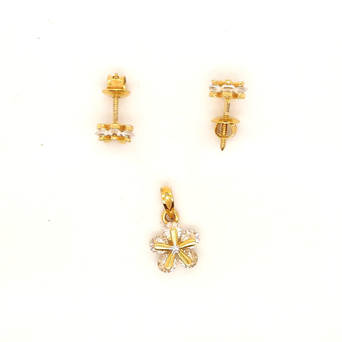 Elegant Moving Stones Pendant Set GPS107