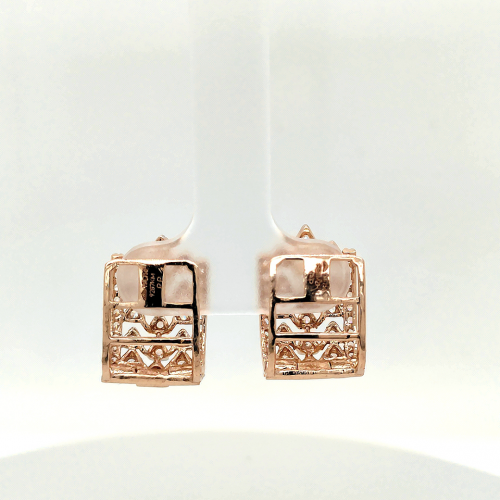 Delicate Bali with CZ Stone in Rose Gold GBL700