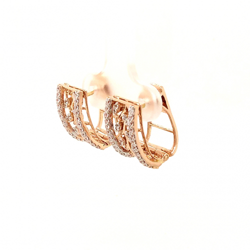 Bali with CZ Stone and Rose Gold Finish GBL698