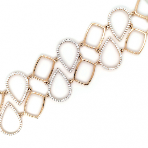 Stylish Rose Gold Bracelet for Her GBR149