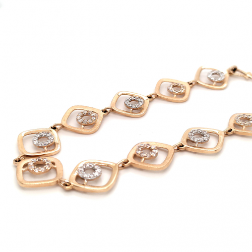 Stylish Italian Bracelet in Rose Gold for Her GBR190