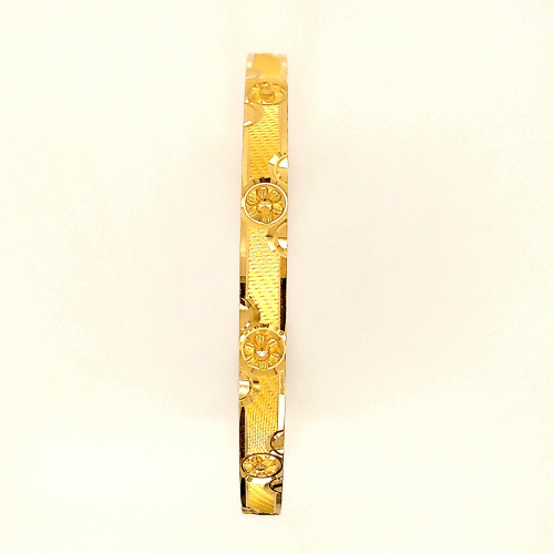 Machine Bangles in Gold for Daily wear (4 pcs) GBM15