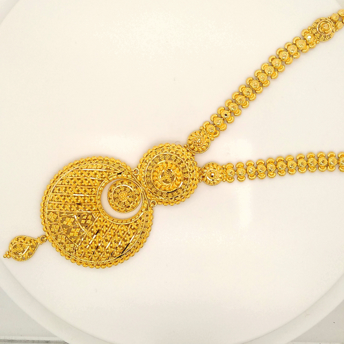 Kolkata Work Long Necklace GHL39