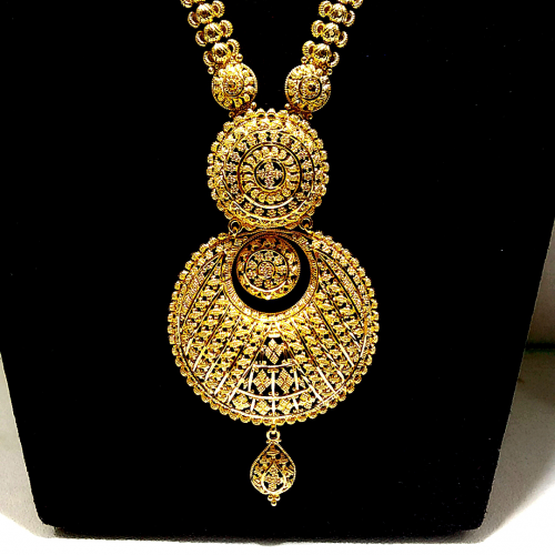 Kolkata Work Long Necklace GHL39