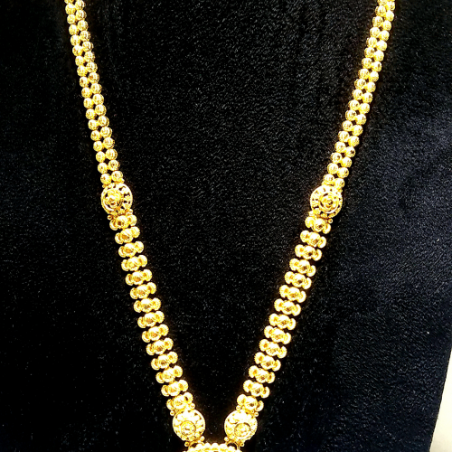Kolkata Work Long Necklace GHL39