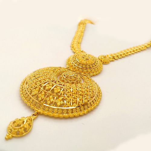 Kolkata Work Long Necklace GHL39
