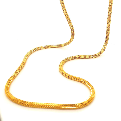 Direct Wear Regular chain of Yellow Gold for Daily Use GCL66