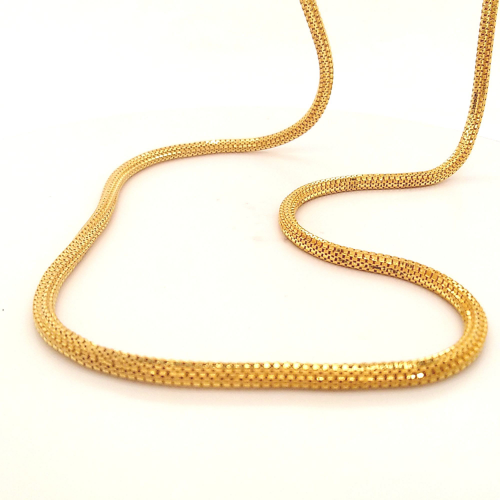 Direct Wear Regular chain of Yellow Gold for Daily Use GCL66